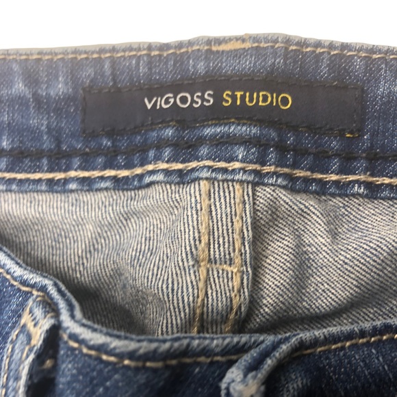 Vigoss Studio Low Rise Stretch Distressed Skinny Jeans - Picture 12 of 15